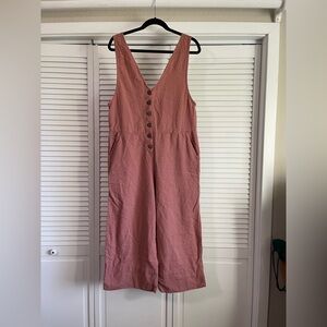 World Market cotton overalls